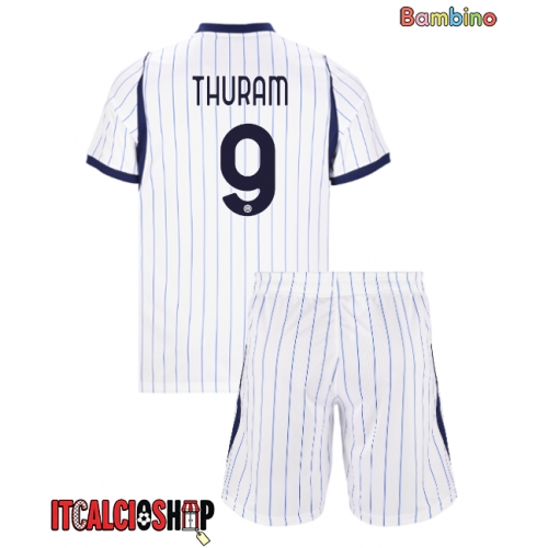 Inter Milan Marcus Thuram #9 Seconda Maglia Bambino 2026-27 Manica Corta (+ Pantaloni corti)